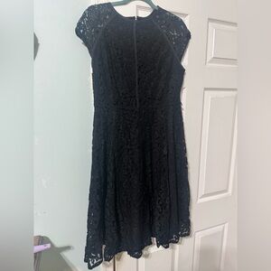 Elegant Black Lace Dress